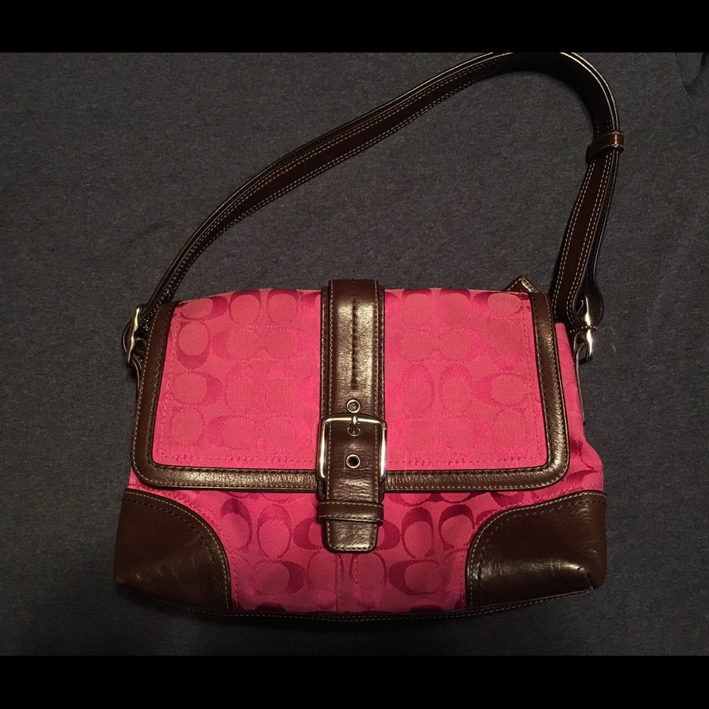 Hot Pink Coach Purse